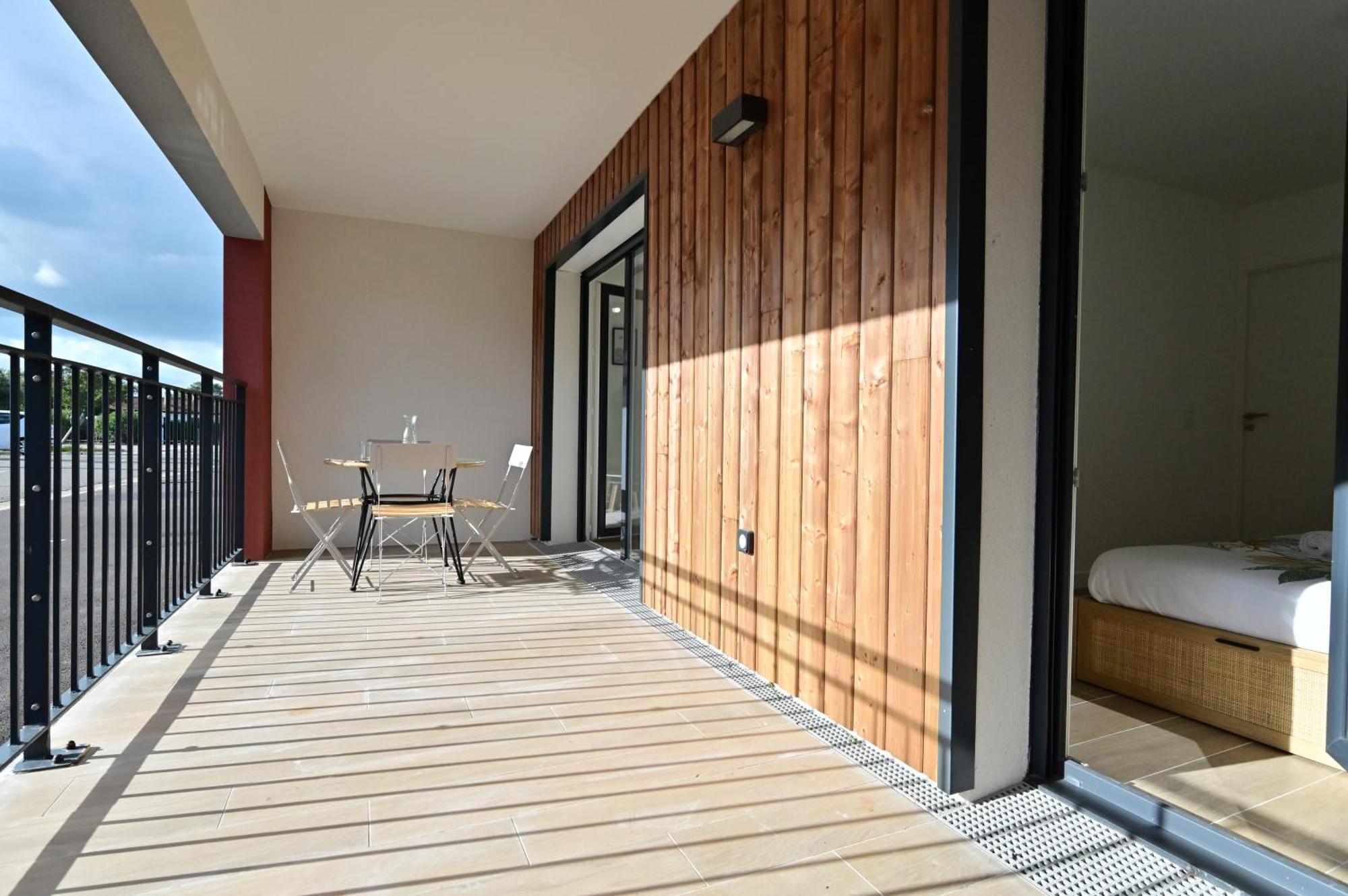 Biscawai Chaleureux Et Cosy Avec Terrasse Apartment บิสการ์รอส ภายนอก รูปภาพ