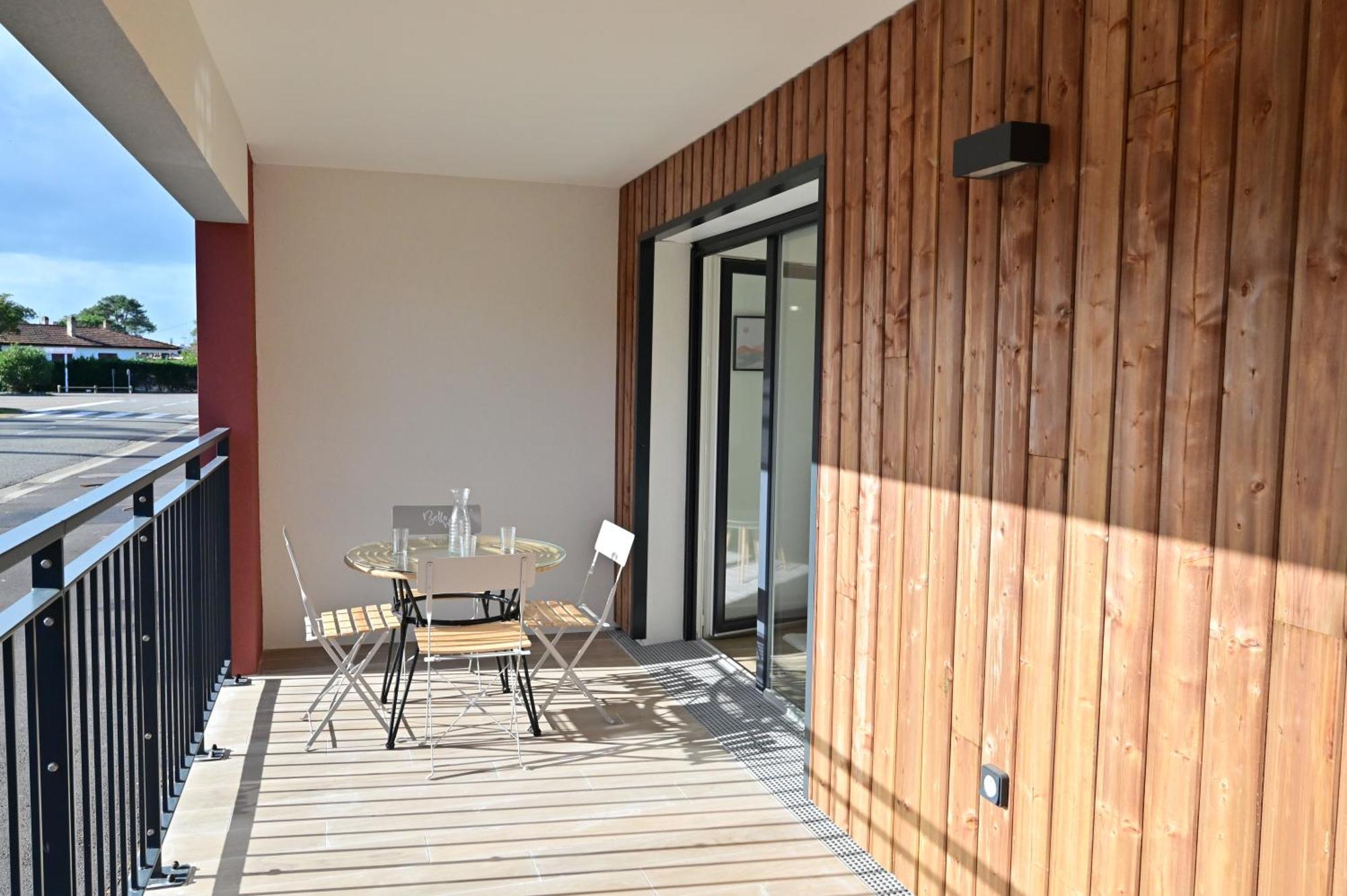 Biscawai Chaleureux Et Cosy Avec Terrasse Apartment บิสการ์รอส ภายนอก รูปภาพ